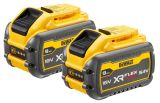 Аккумулятор DEWALT FLEXVOLT DCB547X2, Li-Ion, 18/54 В, 9/3 Ач, 2 шт. (DCB547X2-XJ)