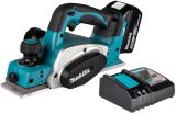 Аккумуляторный рубанок Makita DKP180, 18 В, 14000 об/мин, 82 мм, с АКБ 3 Ач и ЗУ (DKP180P1Z)