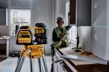 Аккумуляторный лазерный построитель плоскостей DEWALT DCE088D1G18, 12/18 В, зеленый луч, 30 м, с АКБ 2 Ач и ЗУ, в кейсе TSTAK