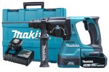 Аккумуляторный перфоратор Makita DHR242RT, 18 В, 2 Дж, 4700 уд/мин, с АКБ 5 Ач и ЗУ, в кейсе
