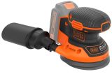 Аккумуляторная эксцентриковая шлифовальная машина BLACK+DECKER BDCROS18N, 18В, без аккумулятора