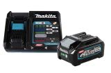Набор аккумуляторного инструмента Makita, 40 В: шуруповерт TD001GZ + дисковая пила RS001GZ, с АКБ 4 Ач и быстрым ЗУ 6 А (PT1426)