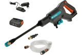 Аккумуляторная мойка высокого давления Gardena AquaClean, Li-18 В, 250 л/ч, с АКБ 2.5 Ач и ЗУ, 14800-20.000.00
