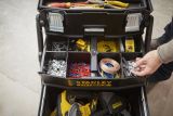 Ящик инструментальный с колесами Fatmax Mobile Work Station с органайзерами раздвижной пластмассовый STANLEY 1-94-210