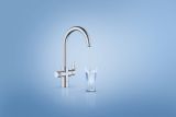 Смеситель для кухонной мойки GROHE Blue Pure BauCurve с функцией фильтрации, без фильтра в комплекте, хром (30580000)