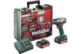 Дрель-шуруповерт аккумуляторный Metabo BS 14.4 с набором оснастки, 602206880