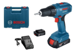 Аккумуляторная дрель-шуруповерт Bosch GSB 180 LI, 18 В, 1900 об/мин, с 2 АКБ 2 Ач и ЗУ, в кейсе (0.601.9F8.307)