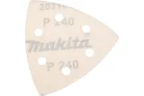 Бумага шлифовальная Makita треугольная на липучке 94 мм, A240 (D-58643)