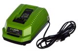 Зарядное устройство Greenworks G40C, 40 В, 1.9 А, 2904607