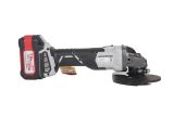 Аккумуляторная угловая шлифмашина ИНТЕРСКОЛ УШМ-125/36В, 36 В, 125 мм, 8500 об/мин, с 2 АКБ 2 Ач и ЗУ, в кейсе (816.2.2.70)