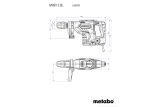 Отбойный молоток Metabo MHEV 5 BL, 1150 Вт, 2900 /мин, 8.7 Дж, 600769500