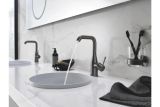 Смеситель для раковины GROHE Essence с донным клапаном, L-size, темный графит матовый (32628AL1)