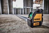 Лазерный нивелир DEWALT DW088CG, на батарейках, зеленый луч, 20 м, в кейсе (DW088CG-XJ)