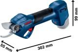 Аккумуляторный секатор Bosch Pro Pruner, 12 В, до 2.5 см, без АКБ и ЗУ, 06019K1020