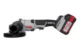 Аккумуляторная угловая шлифмашина ИНТЕРСКОЛ УШМ-125/36ВМЭ, 36 В, 125 мм, 8500 об/мин, с 2 АКБ 2 Ач и ЗУ, в кейсе
