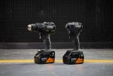 Аккумуляторный набор DEWALT McLaren Limited Edition DCK2222MP2T: дрель-шуруповерт + шуруповерт, с 2 АКБ 5 Ач и ЗУ, в кейсе TSTAK