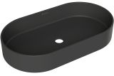 Раковина накладная Aqueduto ESPIRAL, овальная 390*600, черный матовый (ESP0240)