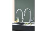 Кран для кухонной мойки GROHE Blue Pure Mono с функцией фильтрации, с фильтром в комплекте, хром (30388000)