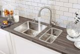 Смеситель для кухни GROHE Parkfield с вытяжным изливом, суперсталь (30215DC1)
