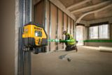Аккумуляторный лазерный нивелир DEWALT DCLE14201GB, зеленый луч, 45 м, со встроенной АКБ, в чехле (DCLE14201GB-XJ)