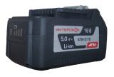 Аккумуляторный слайдерный блок ИНТЕРСКОЛ АПИ-5/18И, Li-Ion, 18 В, 5 Ач, 1 шт. (2400.122)