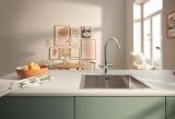 Смеситель для кухонной мойки GROHE Blue Pure BauCurve с функцией фильтрации, без фильтра в комплекте, хром (30580000)