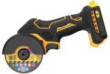 Аккумуляторная отрезная машина DEWALT DCS438N, 20 В, 76 мм, 20000 об/мин, без АКБ и ЗУ (DCS438B-XJ)
