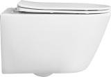 Унитаз Aquatek БЕТТА подвесной с сиденьем с микролифтом, белый AQ1253W-00