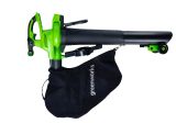 Воздуходув-пылесос садовый аккумуляторный Greenworks, 40V, бесщеточный, c 1хАКБ 5Ач и ЗУ, 2406907UG