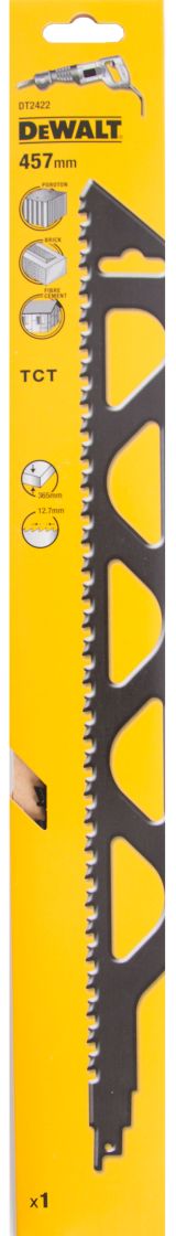 Полотно DEWALT DT2422, с карбид-вольфрамовыми зубьями для сабельной пилы S2243HM 457 мм