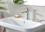 Смеситель для раковины hansgrohe Logis 110 Fine, со сливным клапаном Push-Open 71252000, хром