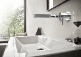 Внешняя часть смесителя для раковины hansgrohe Finoris скрытого монтажа, настенный, с изливом 22.8 см 76050000, хром
