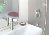 Смеситель для раковины hansgrohe Logis 110 Fine, со сливным клапаном Push-Open 71252000, хром