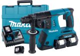 Аккумуляторный перфоратор Makita DHR263RF4, 2.5 Дж, c 4 АКБ 3 Ач и ЗУ, в кейсе