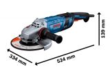 Угловая шлифмашина Bosch GWS 30-230 PB, 2800 Вт, 230 мм, 06018G1100