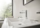 Смеситель для раковины hansgrohe Finoris 110 CoolStart, со сливным клапаном Push-Open 76024000, хром