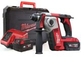 Аккумуляторный перфоратор Milwaukee M18 BH-402C 4933443330, 1.2 Дж, 7000 уд/мин, с 2 АКБ 4 Ач и ЗУ, в кейсе