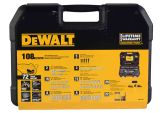 Набор ручного инструмента и оснастки DEWALT DWMT73801-1, 108 шт., в кейсе