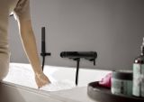 Смеситель для ванны hansgrohe Finoris внешнего монтажа 76420670, матовый черный