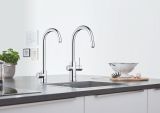 Смеситель для кухни GROHE Blue Home с системой фильтрации, охлаждения и газирования воды, Wi-Fi, хром (31541000)