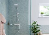 Душевая система hansgrohe Croma Select S 280 1jet EcoSmart с термостатом 26891700, матовый белый