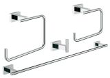 Набор аксессуаров GROHE Essentials Cube (4 предмета), хром (40778001)