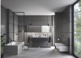Смеситель для биде GROHE Eurocube с донным клапаном, темный графит матовый (23138AL0)