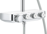 Душевая система GROHE Euphoria SmartControl System 310 Cube Duo с термостатом для душа, белая луна (26508LS0)