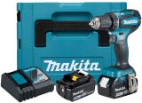 Аккумуляторная дрель-шуруповерт Makita DDF485RTJ, 18 В, 1900 об/мин, с 2 АКБ 5 Ач и ЗУ, в кейсе MakPac