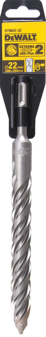 Бур DEWALT EXTREME DT9602, SDS-Plus, 22 x 250 x 200