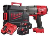 Аккумуляторный импульсный гайковерт Milwaukee ONEFHIWF34-502X, 18 В, 2034 Нм, 1800 об/мин, с 2 АКБ 5 Ач и ЗУ, в кейсе, 4933459730