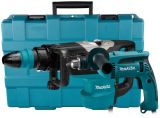 Набор электроинструмента Makita: дрель HP1640 + перфоратор HR5202C, в кейсе (ACSET-22)