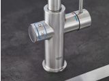 Смеситель для кухонной мойки GROHE Blue Home с системой фильтрации, охлаждения и газирования воды, суперсталь (31455DC1)