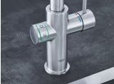 Смеситель для кухонной мойки GROHE Blue Home с системой фильтрации, охлаждения и газирования воды, суперсталь (31455DC1)
